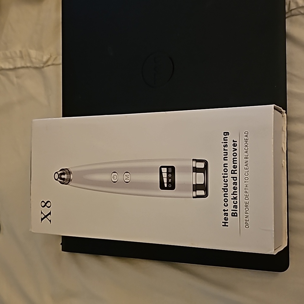 Blackhead removal X 8 Heat Conduction. Opens pore depth to clean blackheads out.